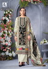 Black Biba Edition 5 By Alok Suit Viscose Maslin Dress Material Wholesalers In Surat